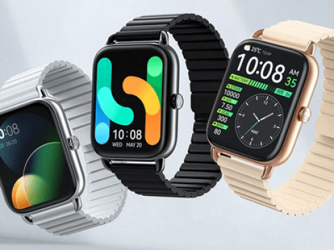 Smart watch Haylou RS4 Plus works 10 days and is not afraid of water